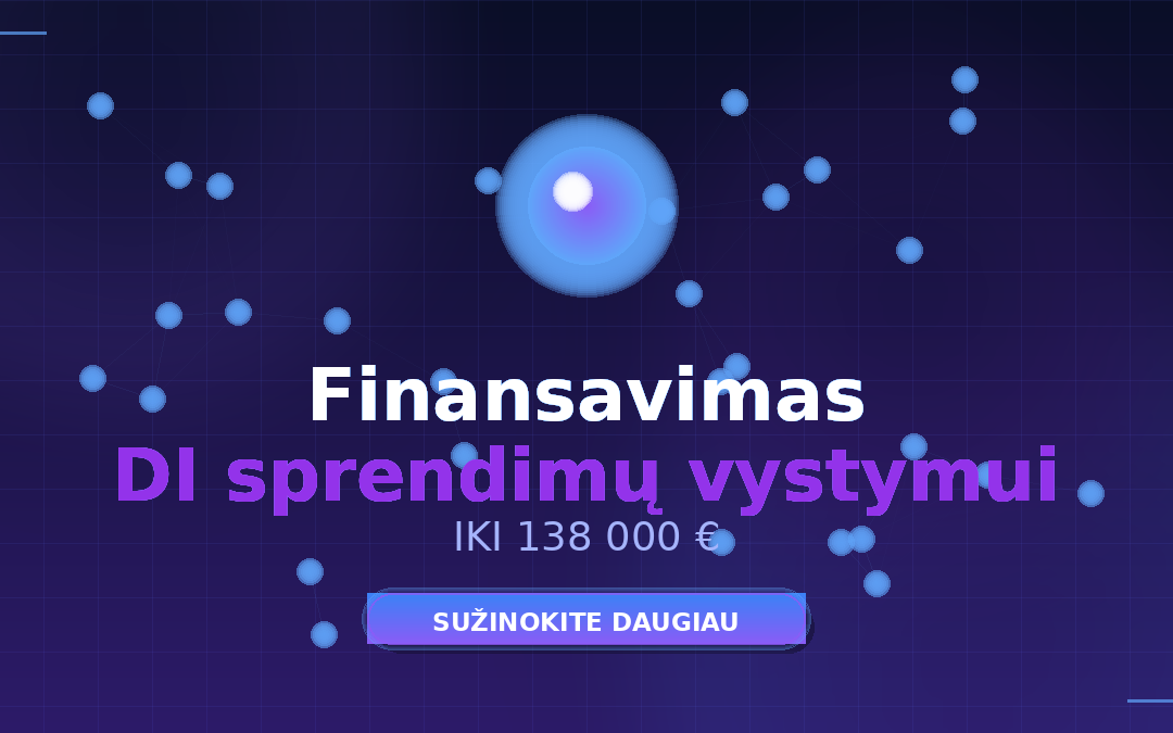 Parama DI sprendimų vystymui - naujas kvietimas MVĮ veikiančioms Vidurio ir vakarų Lietuvoje