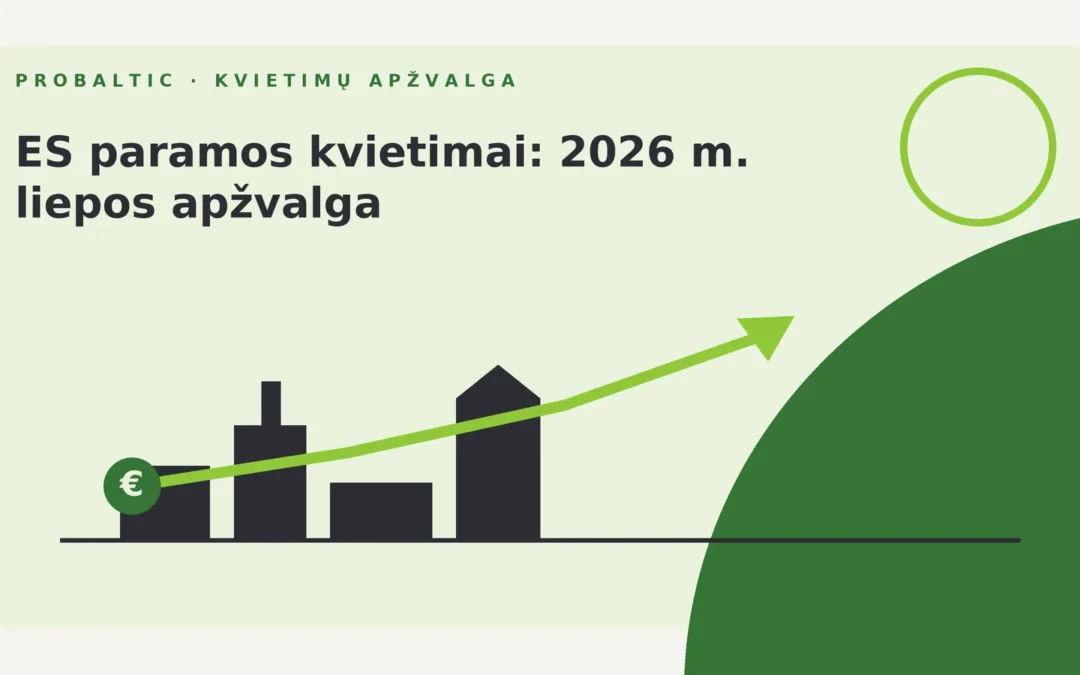 ES paramos kvietimai: 2026 m. liepos apžvalga