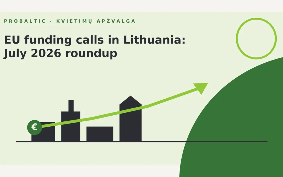 EU funding calls in Lithuania: July 2026 roundup