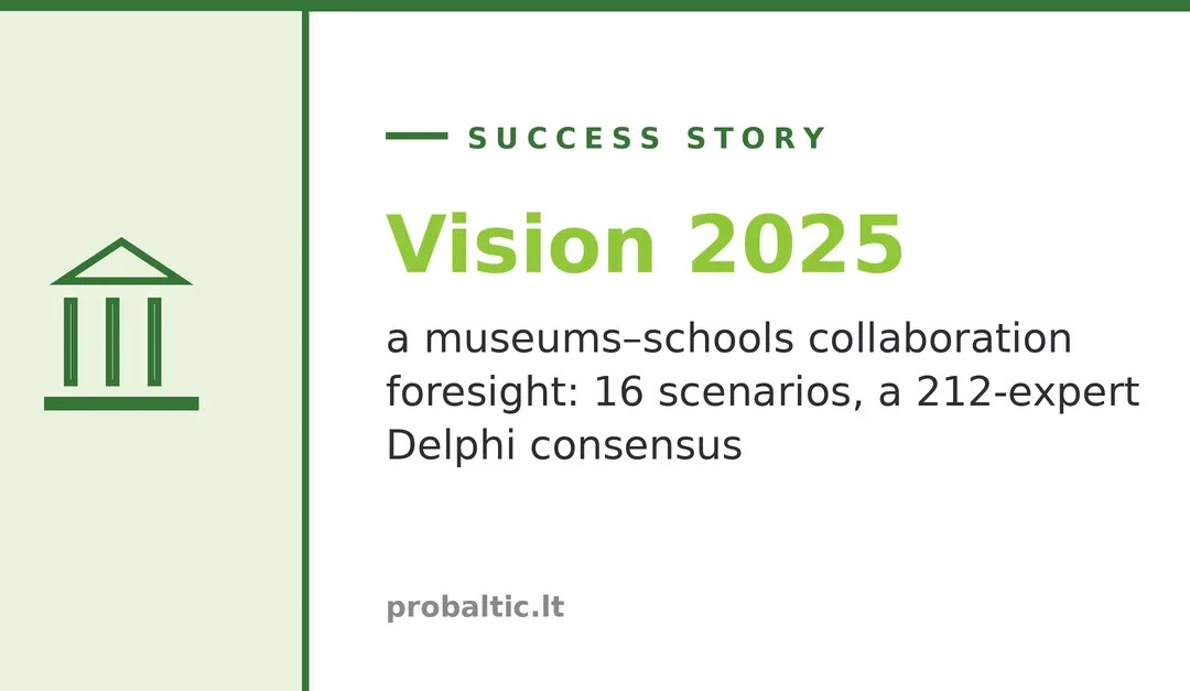 Museums and Schools Collaboration Foresight: the “Modern Museum for the School” Vision to 2025