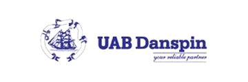 Danspin logotipas